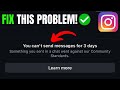 Instagram Messages Not Sending ❗ Instant Fix Guide 🔥 Ultimate Account Restriction Solution