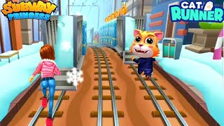 Subway Princess Runner🏃‍♀️ 'OR' Cat Runner🐱 - BEST RUN GAMES | Android/iOS Gameplay HD screenshot 4