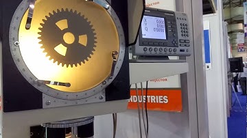 Vertical Profile Projector By Sipcon Measuring System At Automation Expo 2017 Mumbai