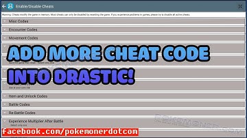 Ducumon.click - How to add more cheat codes into usrcheat.dat for Drastic!