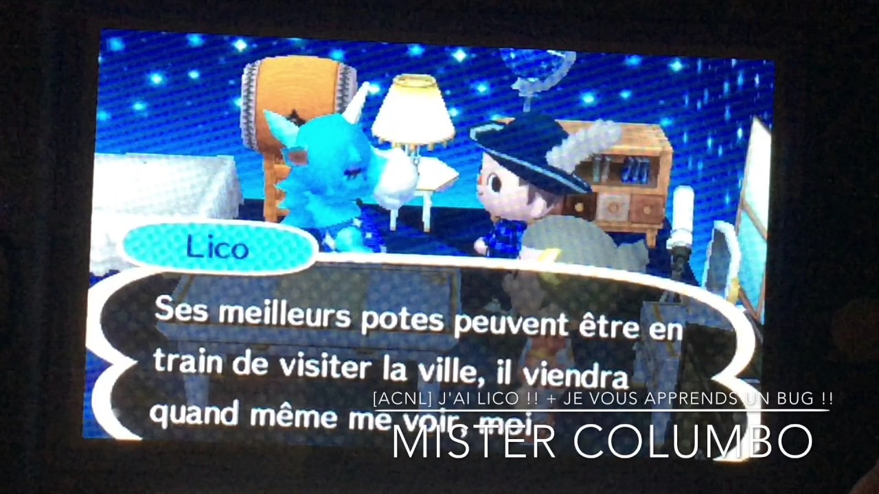 [Acnl] J'ai Lico !! Plus, je vous apprends un bug !!!! - YouTube