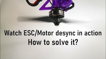 Motor desync(stall) and fixed it. #motor #desync #esc