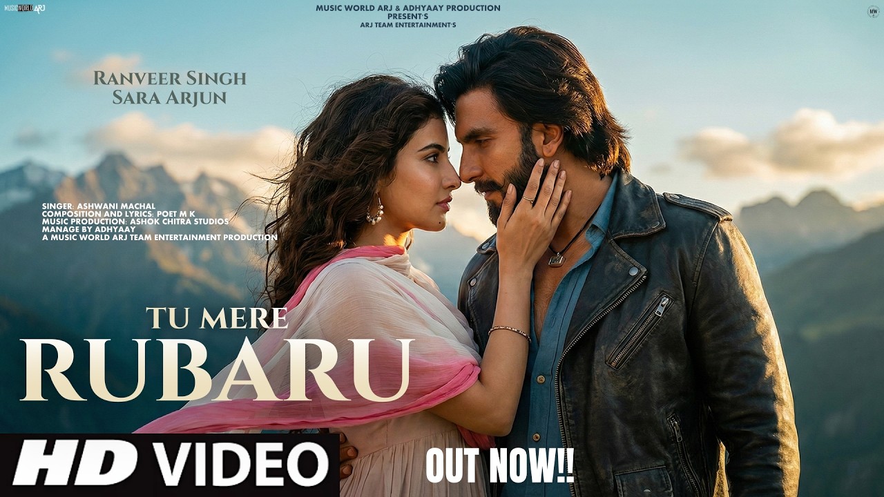 New Song 2026 | New Hindi Song | Tu Mere Rubaru | Ranveer Singh | Sara Arjun | Romantic | New Song