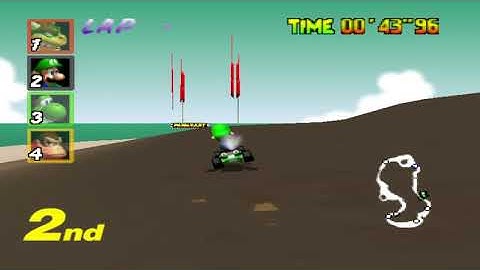 mario kart 64 randomizer v2 SUNKEN ISLAND Romhack/Mod
