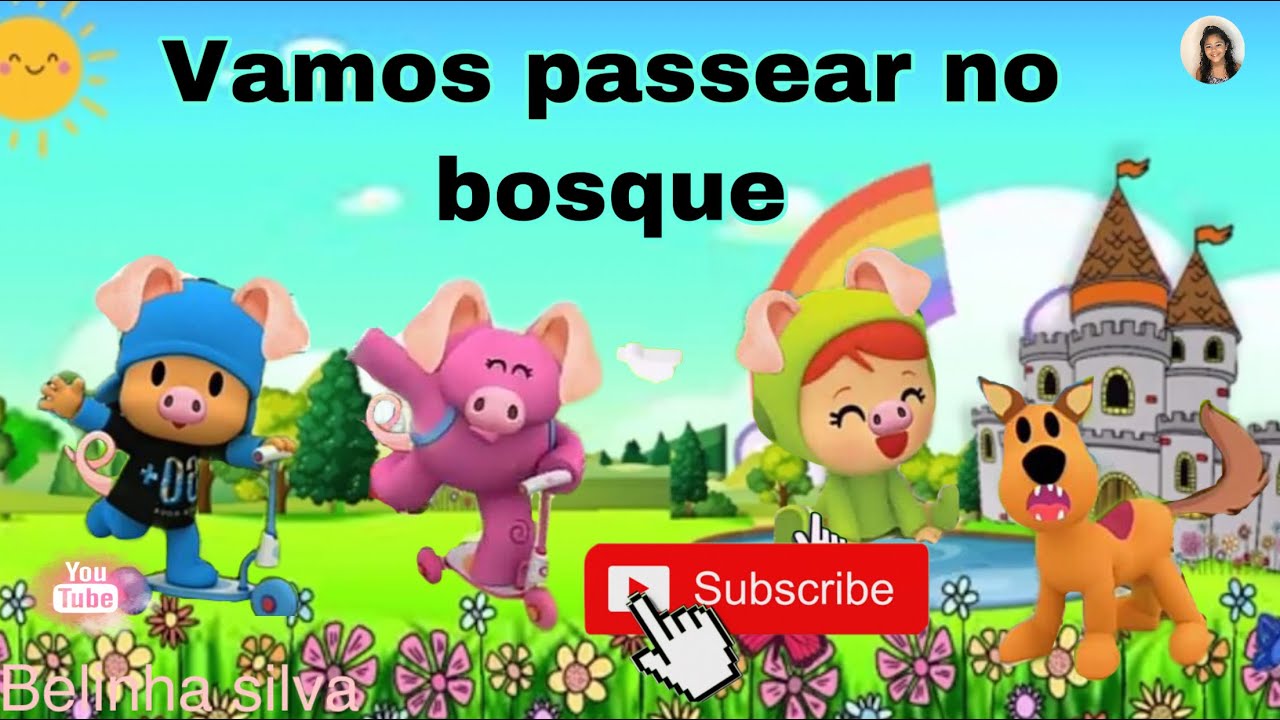Pocoyo em Vamos Passear no Bosque Enquanto Seu Lobo Não Vem / Os três ...