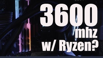 With the new microcode, is 3600mhz ram actually possible on Ryzen?