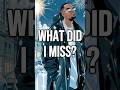 What Did I Miss?
