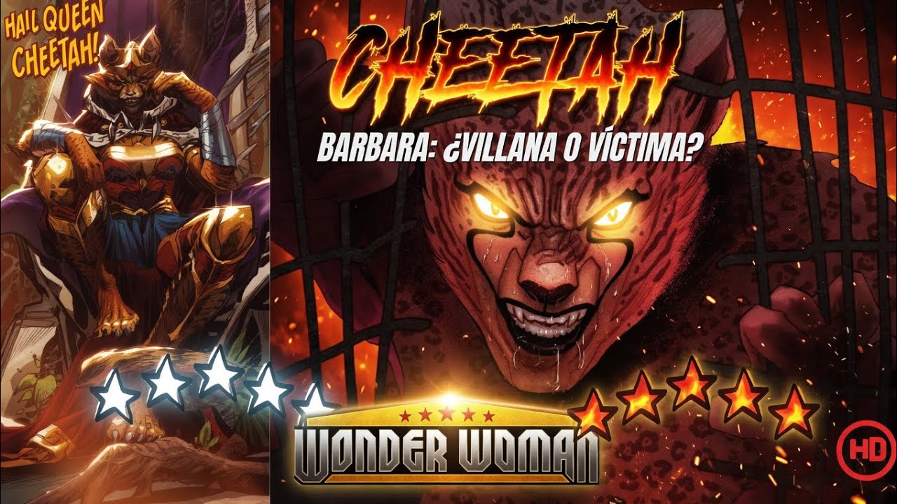 Cheetah: ¿Villana o Víctima? Barbara Ann Minerva / Wonder Woman / DC ...