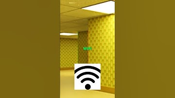 Does The BACKROOMS Have WIFI? - Found Footage🛜 #backrooms #creepypasta #shorts