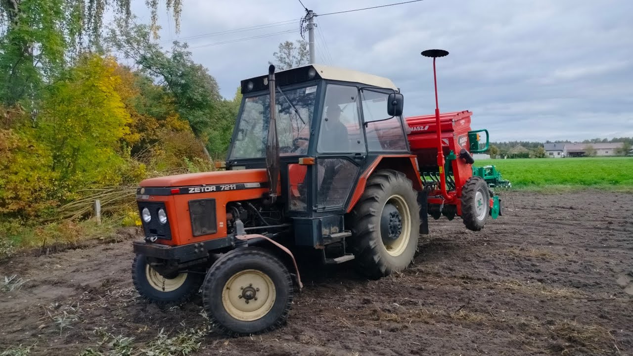 Siewnik 🇵🇱AGROMASZ sr300✔️ZETOR 7211(7245)