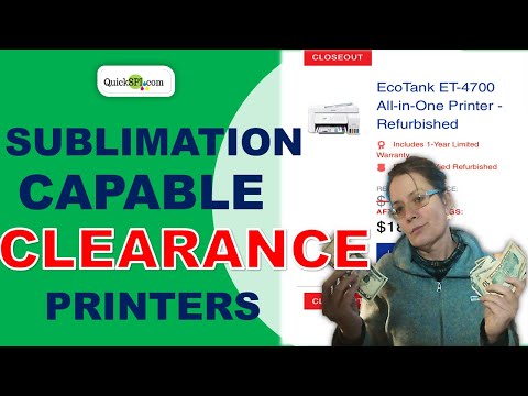 Sublimation Paper Size Epson 2720 - 4760. 8.5x11 vs 13x19. BONUS