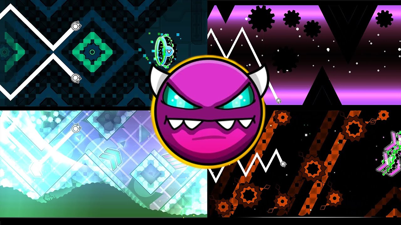 Every Medium Demon Nine Circles Level 100% COMPLETED || GD 2.207 - YouTube
