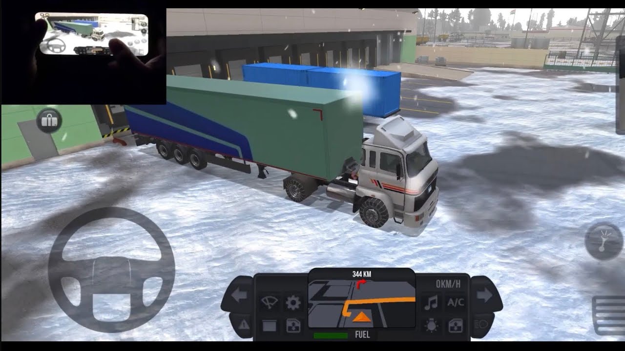 Gameplay of Euro truck simulator ETS 344km