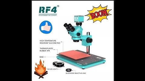 Microscope rf4 7050 tvp unboxing and full setup🔥🔥🔥💥👍