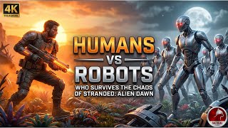 Humans vs Robots - Who Survives the Chaos of Stranded: Alien Dawn screenshot 2