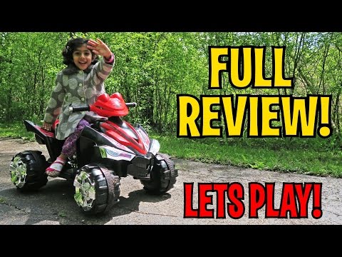 unboxing-&-lets-play---kids-ride-on-atv-quad-4-wheeler-rc---full-review!