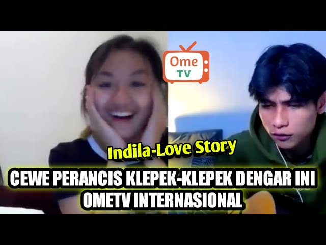 REAKSI CEWE PRANCIS DENGAR LAGU INDILA - LOVE STORY I OMETV INTERNASIONAL class=