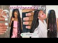 That girl maintenance vlog   island twist nails pedicure sephora run self care  more