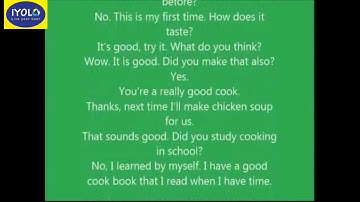 Học tiếng Anh cơ bản - Lesson 41: The food tastes great