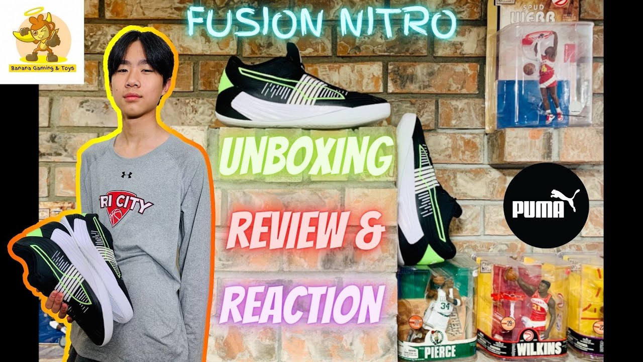 Puma Hoops Basketball Fusion Nitro Shoes Kicks Unboxing Reaction Performance Review On Foot