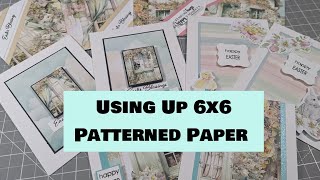 Spring Cards Using Up 6x6 Paper | Easy Layouts For Cute Cards!