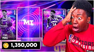 I SPENT 1.3 MILLION VC TRYING TO PULL ENDGAME GIANNIS + YAO.....I FINALLY DID IT! NBA 2k22 MyTEAM