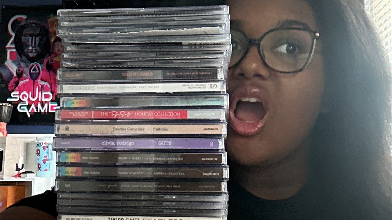 🎶 My CD Collection | Taylor Swift, Olivia Rodrigo, Sabrina Carpenter & Ariana Grande 🎶