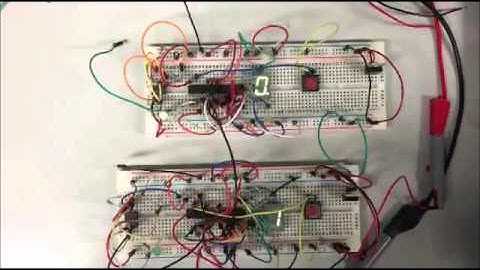 BCD counter 0 to 99 with reset button