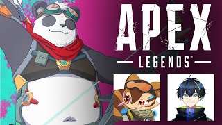 【APEX LEGENDS】だらだらとランクマッチ w/都月リス 加賀あすか【摩耶パンダ/ケモノVTuber】