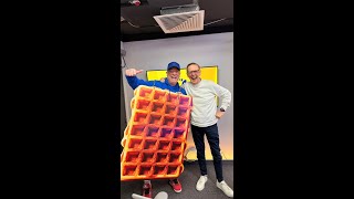 Dave entered Ian’s studio representing the listeners… as a waffle