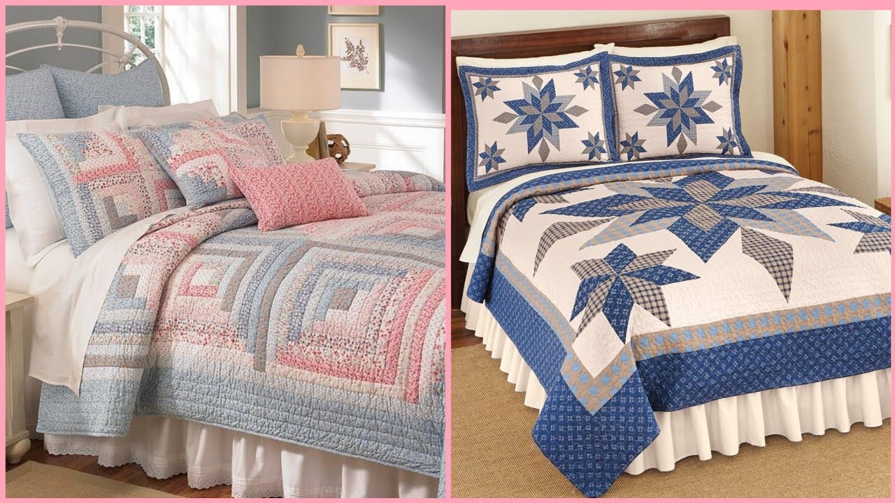 Bedding Collection Gallery of Roses Floral Print Reversible Real Patchwork Global Cotton quilt