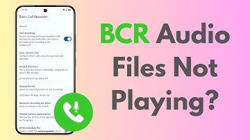 How To Fix BCR Audio Files Not Playing