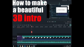 How to make a beautiful 3D text intro in ||Wondershare Filmora 9 with TECHINCAL M-SANAN