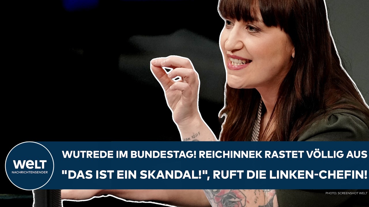 BUNDESTAG: Wutrede! Reichinnek rastet völlig aus! 