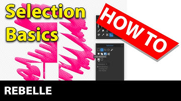 Rebelle  : Selection Basics | How To Tutorial