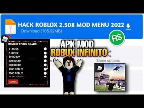 🤨LANÇOU! ROBLOX HACK ROBUX INFINITO + MOD MENU APK 2023 ( VIA MEDIAFIRE )  