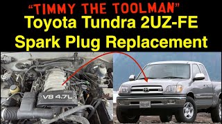 Toyota Tundra 2UZ-FE 4.7L V8 Spark Plug Replacement by Timmy The Toolman 2,258 views 4 months ago 33 minutes