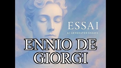 1928 - 2014 | Ennio De Giorgi | Master of Minimal Surfaces