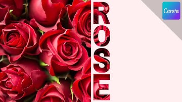 Photo inside text (Letter Frames) | CANVA TUTORIAL - TEXT EFFECT