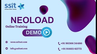 Celebrity NeoLoad Training Demo || SSIT Software Online Training @ 16/03/2023 Wealth