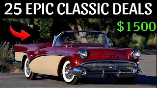 Find Your Dream Here: 20 Classic Cars for Sale Under $10,000