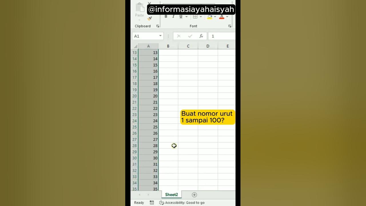 easy-way-to-create-sequence-numbers-in-excel-excel-exceltutorial