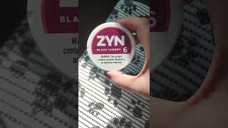 ZYN 6 MG Black Cherry Nicotine Pouch Review