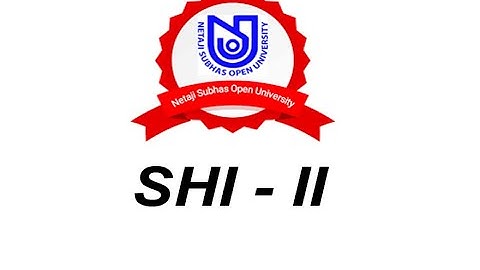 SHI-2 ASSIGNMENT ANSWER || BDP 3RD YEAR SHI-2 ANSWER||