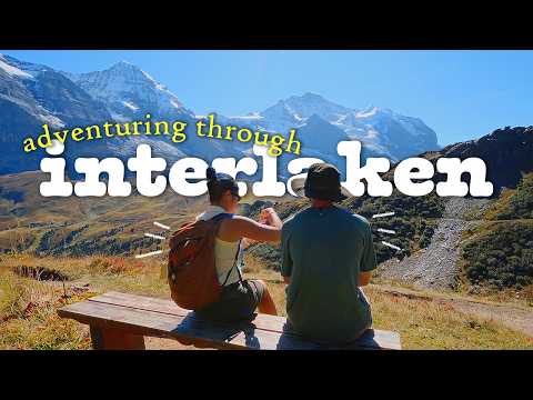 3 DAYS of INTERLAKEN ACTIVITIES 🪂 | paragliding, grindelwald first, lake brienz, cow alpine descent