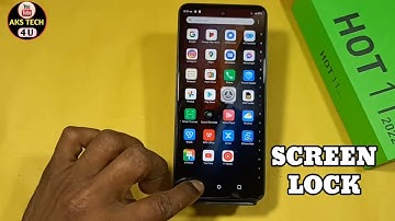 How To Set Screen Lock Infinix Hot 11 2022 | Infinix Hot 11 2022 Finger Lock कैसे लगायें