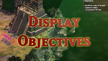 How to Display Objectives in Age of Empires 2: DE