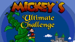 [Full GamePlay] Mickey's Ultimate Challenge (Challenging Mode as Mickey) [Sega Megadrive/Genesis]