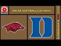 🔴 Arkansas Razorbacks vs Duke | NCAA College Softball May 24, 2026 Live SCOREBOARD