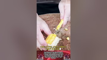 Super cool corn kernel separation tips || Smart idea